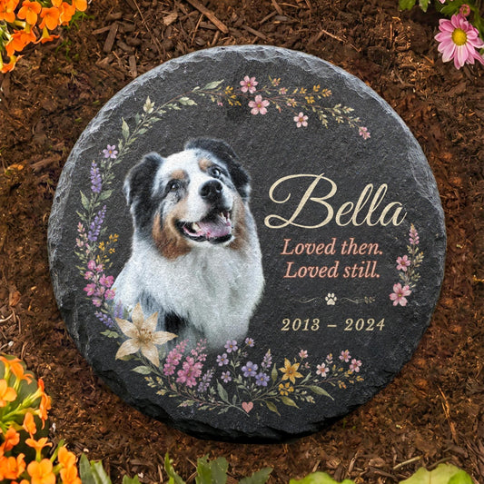 Personalized Pet Memorial Stone – Custom Garden Keepsake