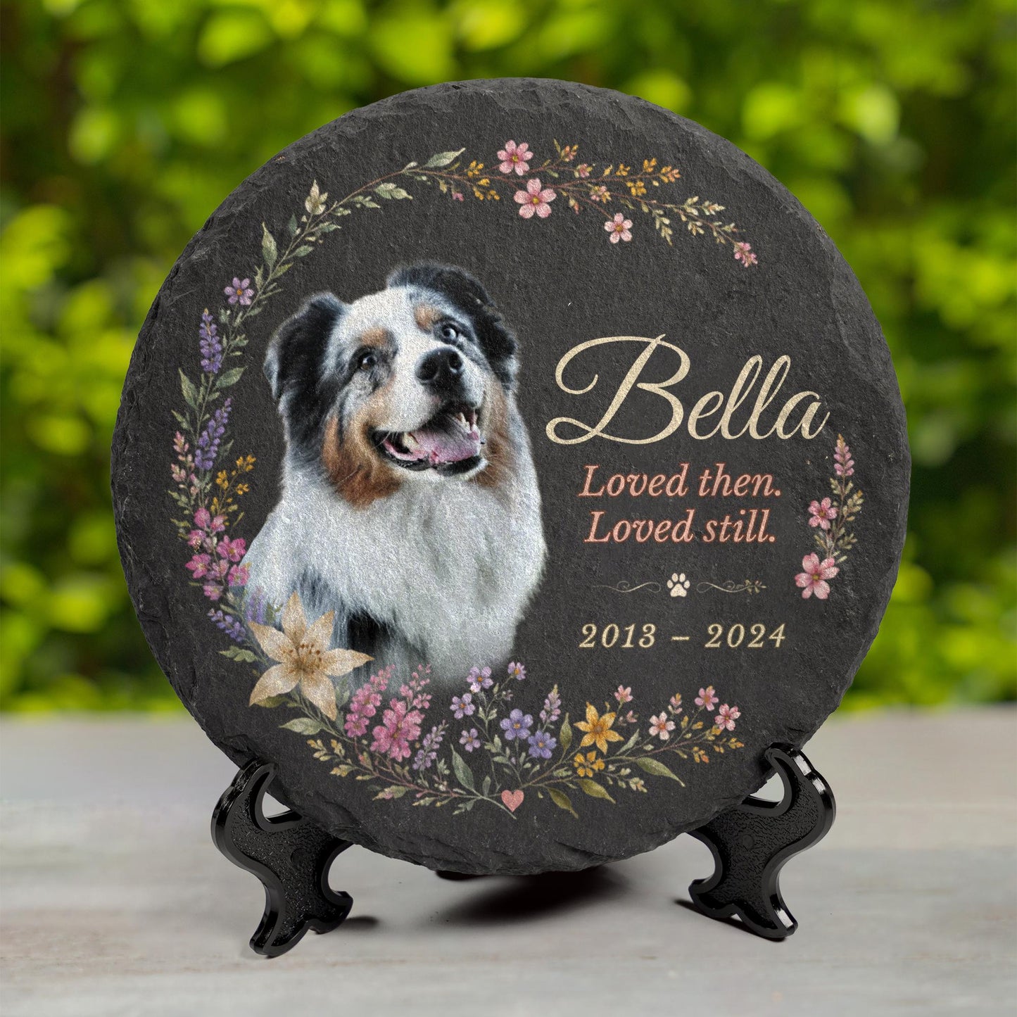 Personalized Pet Memorial Stone – Custom Garden Keepsake